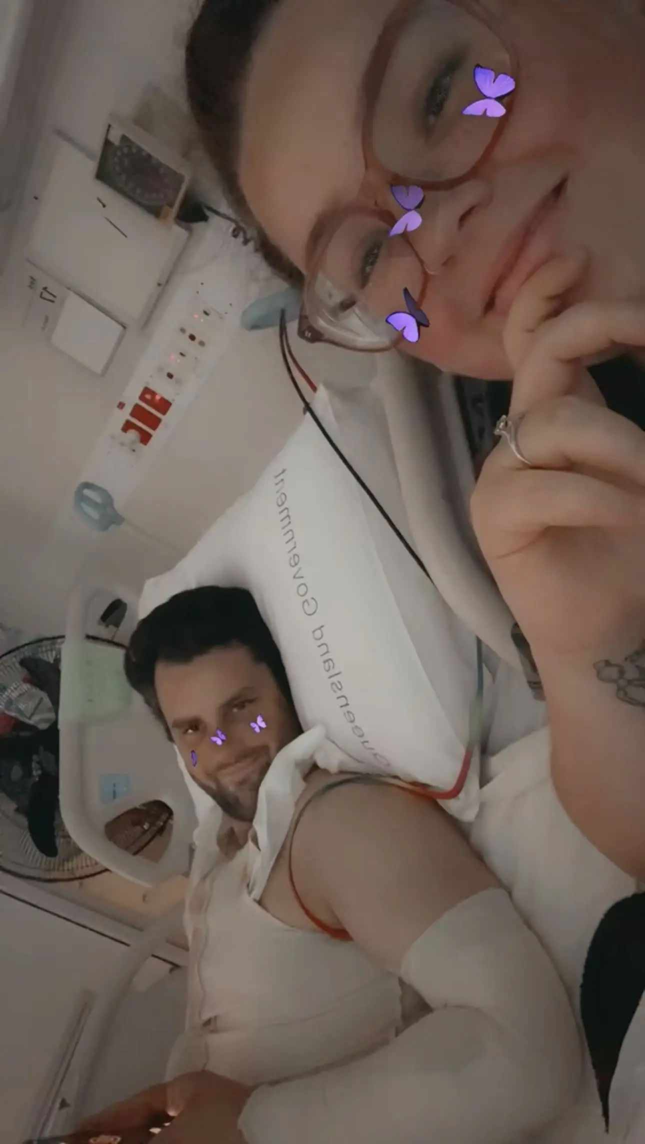 Camila, esposa grávida do Anderson